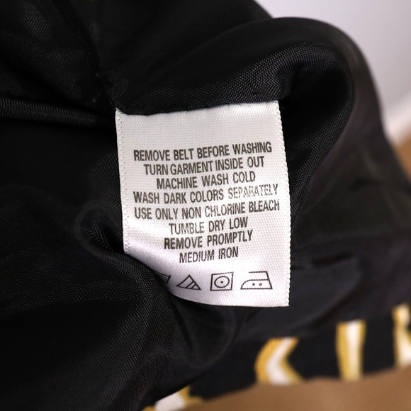 Metro Style Jacket Womens 6 Animal Print Linen Cotton Blend Snaps Lined Vintage - Picture 5 of 14